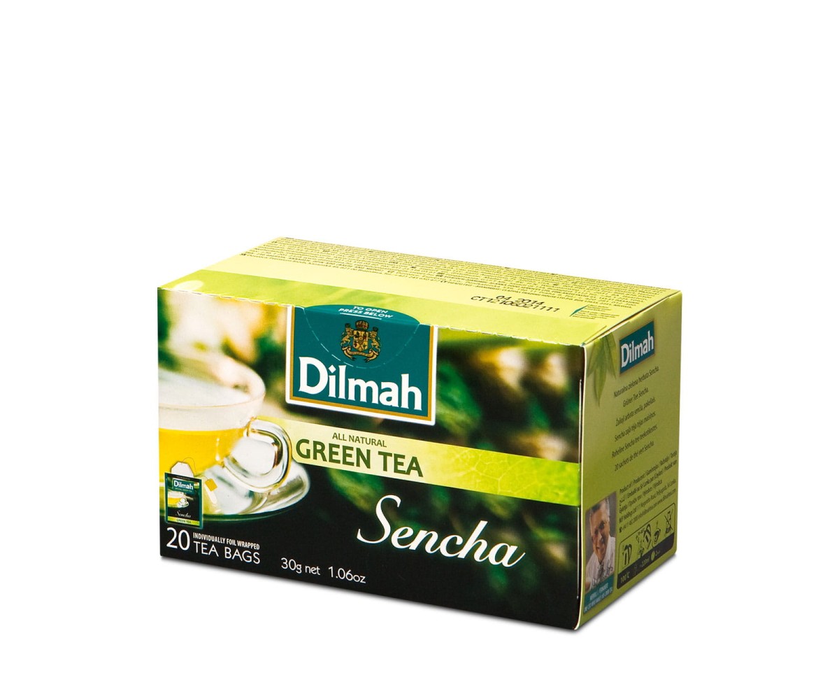 1Zielona herbata Sencha. Dilmah Green Tea Sencha [20x1,5g]