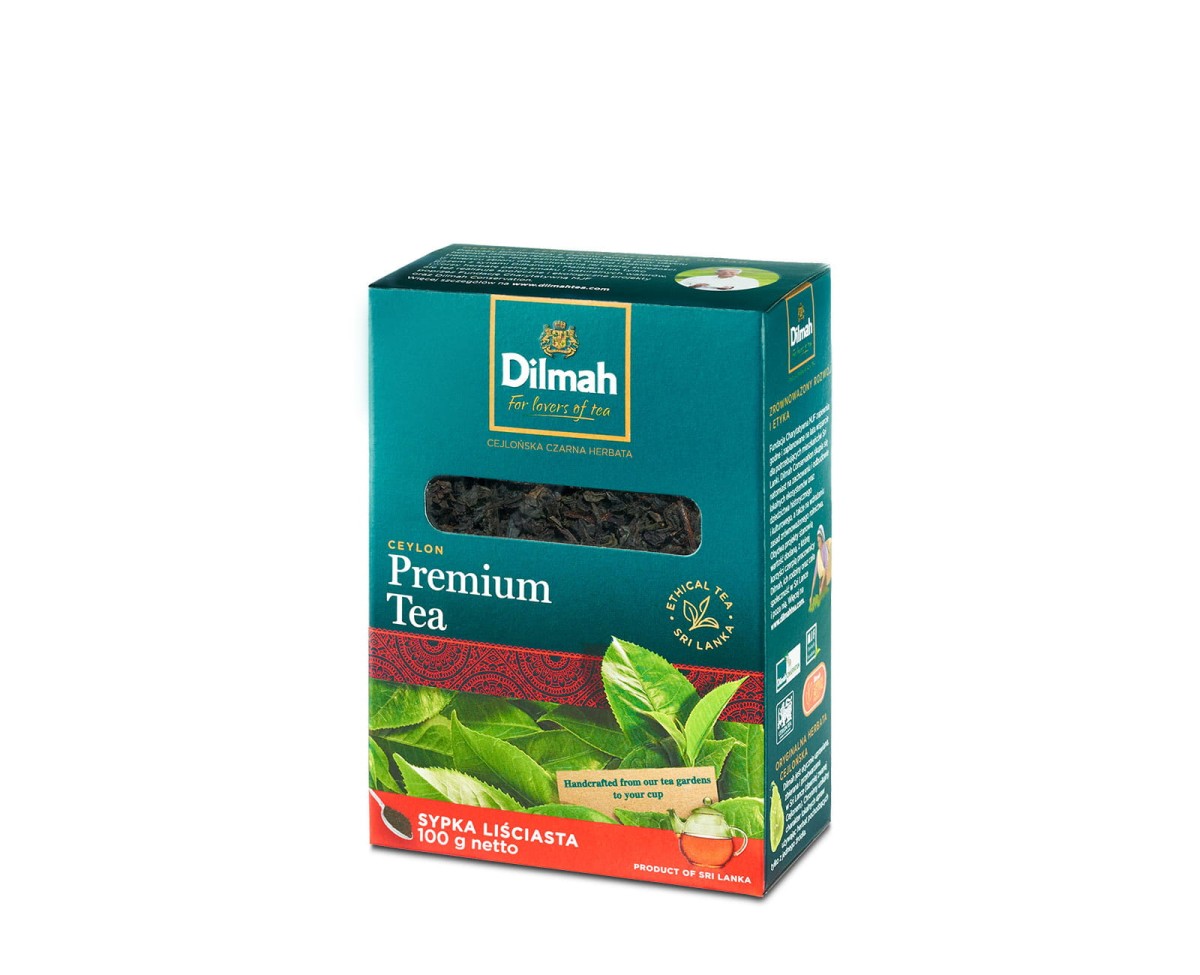 Herbata czarna - herbata sypka - Dilmah Premium Ceylon Orange Pekoe Tea [100g] - Klasyczna czarna herbata cejlońska.    100g sypkiej herbaty liściastej - 1