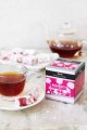 Herbata Czarna Aromatyzowana  W porcjach  Dilmah Rose with French Vanilla [20x2g] - Cejlońska czarna herbata z aromatem róży i francuskiej wanilii.    20 stożkowych torebek ekspresowych 2g z zawieszką 2