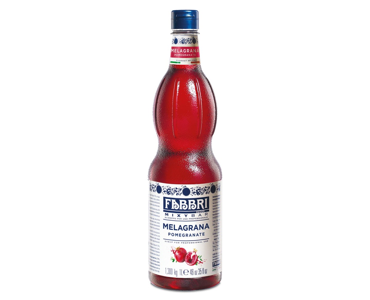 Syropy - Fabbri Mixybar Melagrana / Pomegranate [1000ml] - Wysoko skoncentrowany syrop barmański z granatu - 1000ml 1