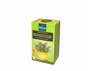 Dilmah Holy Basil, Ginger, Lemon & Lemongrass [20x1,5g]