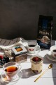 Herbata Czarna Aromatyzowana  W porcjach  Dilmah Italian Almond Tea [20x2g] - Cejlońska czarna herbata z aromatem włoskich migdałów.    20 stożkowych biodegradowalnych torebek ekspresowych 2g z zawieszką 2