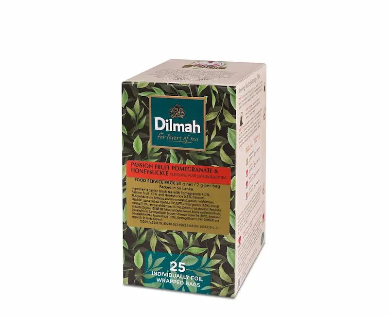 10653 Dilmah Passionfruit, Pomegranate & Honeysucle [25x2g]