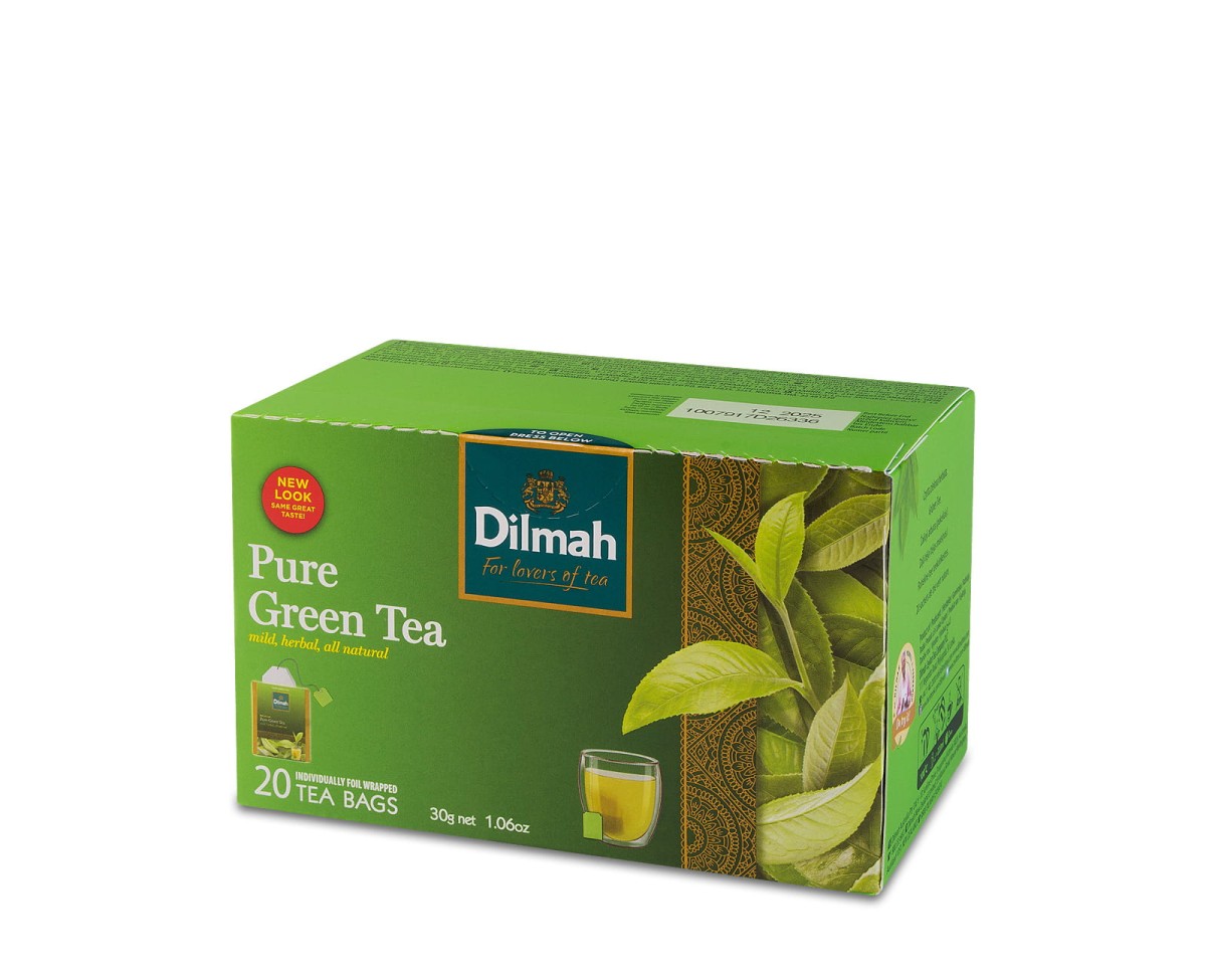 10420 Dilmah Pure Green Tea [20x1,5g] poziom.jpg
