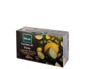 Herbata czarna smakowa - Dilmah Lemon &Lime [20x1,5g] - Cejlońska czarna herbata z aromatem cytryny i limonki.    20 torebek ekspresowych 1,5g z zawieszką 1
