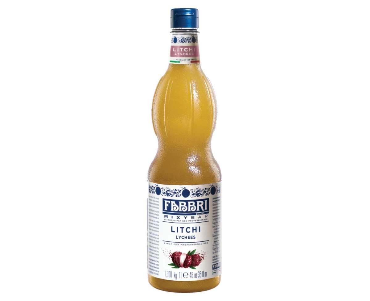Syropy - Fabbri Mixybar Litchi / Lychees [1000ml] - Wysoko skoncentrowany syrop barmański z owocu liczi. - 1