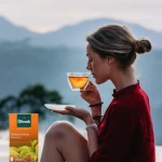 herbaty zielone aromatyzowane Dilmah Green Tea with Orange [20x1,5g] Zielona herbata z aromatem pomarańczy 20 torebek ekspresowych 1,5g z zawieszką 4
