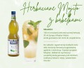 Syropy Fabbri Mixybar Mojito [1000ml] Wysoko skoncentrowany syrop barmański o smaku mojito 2 Herbaciane Mojito z bąbelkami