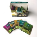 Herbata zielona - zestawy herbat - Dilmah Variety of Green [20x1,5g] - Zestaw herbat zielonych i zielonych z dodatkami (po 4 koperty z 5 rodzajów) - 20 torebek ekspresowych 1,5g z zawieszką w kopercie - 2
