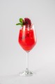 Spritz na bazie herbaty Dilmah Earl Grey z syropem Fabbri Pomegranate