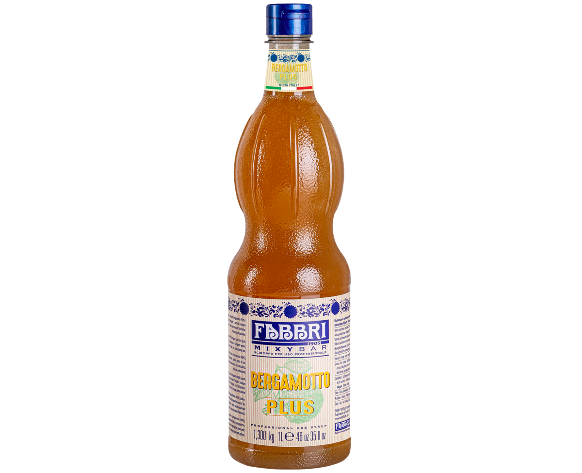 Syropy barmańskie - Fabbri Mixybar Bergamotto Plus [1000ml] - Wysoko skoncentrowany syrop barmański z bergamotki, o dużej zawartości owoców - 1000ml - 1