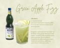 Fabbri Mixybar Mela Verde / Green Apple [1000ml] -  syrop barmański jabłkowy - przepis na gazowany napój zielone jabłko