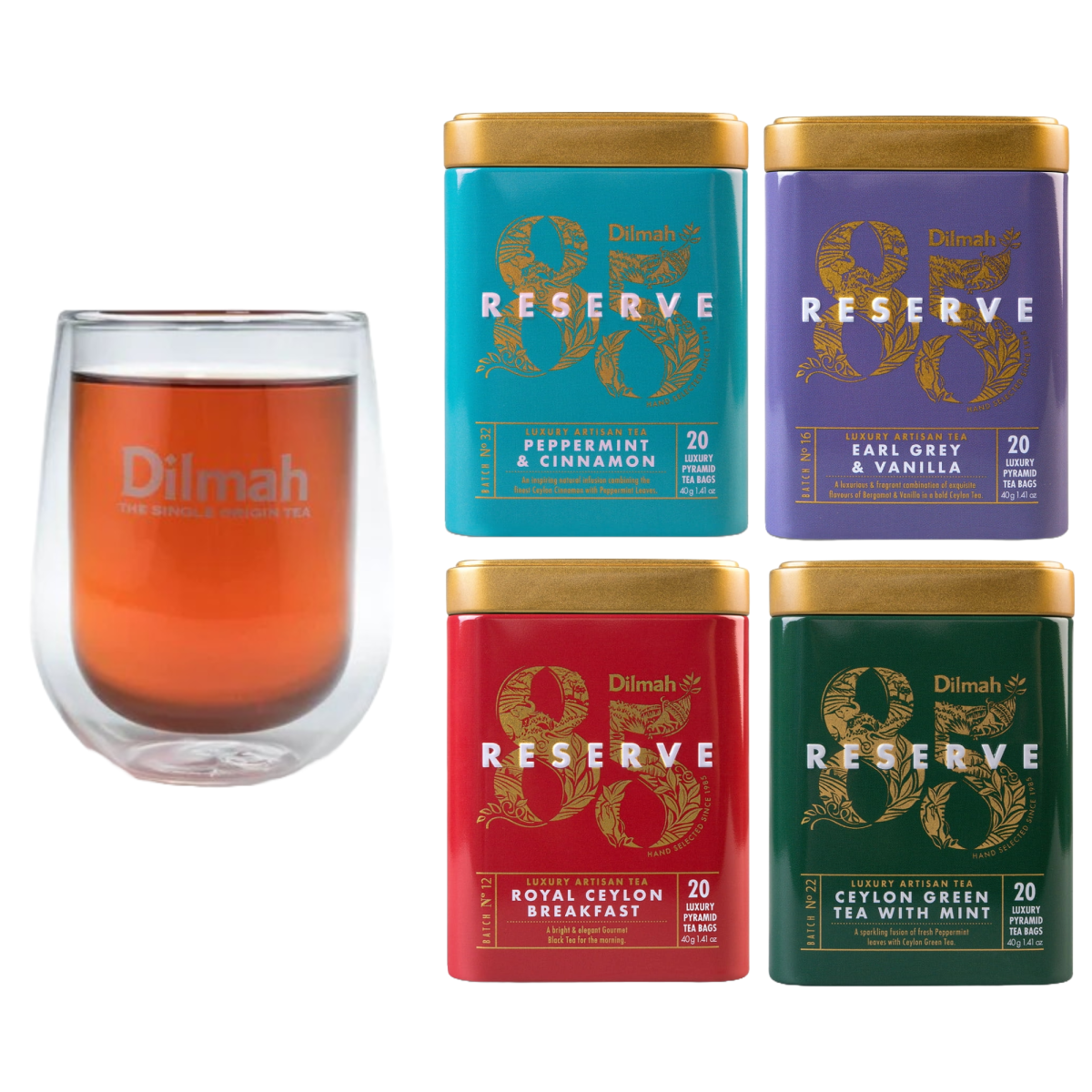 sample - 2025-06-13T154034.956.pngPrezent na Zakończenie Roku Zestaw 4 Smaki Dilmah + Szklanka Lumiere