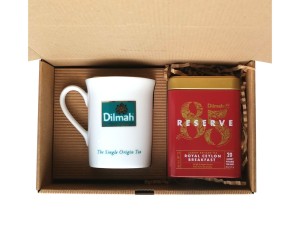 Box Prezentowy "Gorące Życzenia" - Dilmah Royal Ceylon z Kubkiem Noritake
