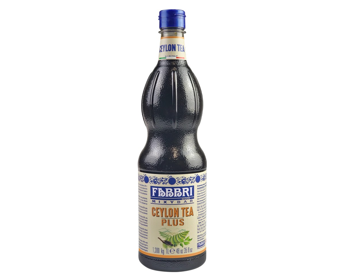 Syropy barmańskie - Fabbri Mixybar Ceylon Tea Plus [1000ml] -  Syrop czarnej herbaty cejlońskiej. Produkt bezglutenowy. Wysoko skoncentrowany syrop - 1