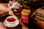 Herbata czarna aromatyzowana ekspresowa w puszce - Dilmah 85 Reserve Rose, Lychee &amp;amp; Vanilla [20x2g] - Cejlońska czarna herbata z aromatem róży, liczi i wanilii - 20 stożkowych torebek ekspresowych 2g z zawieszką w puszce 5