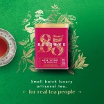 Herbata czarna aromatyzowana ekspresowa w puszce - Dilmah 85 Reserve Rose, Lychee &amp; Vanilla [20x2g] - Cejlońska czarna herbata z aromatem róży, liczi i wanilii - 20 stożkowych torebek ekspresowych 2g z zawieszką w puszce 4