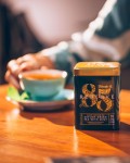 Herbata zielona z dodatkami ekspresowa w puszce - Dilmah 85 Reserve Ceylon Green Tea With Mint [20x2g]  - Cejlońska zielona herbata z dodatkiem liści mięty i olejku miętowego - 20 stożkowych torebek ekspresowych 2g z zawieszką w puszce 9