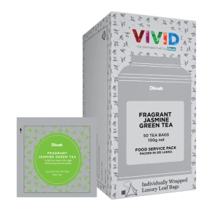 Dilmah Fragrant Jasmine Green Tea [50x2g]