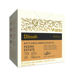 Dilmah Watte Pedro Estate [20x2g] Single Garden Ceylon Black Tea