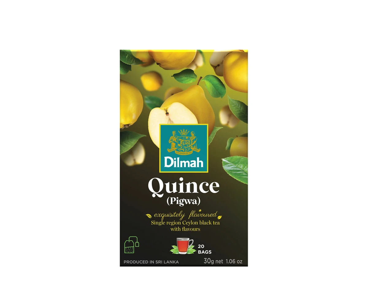 Herbaty czarne aromatyzowane Dilmah Quince [20x1,5g] Cejlońska czarna herbata z aromatem pigwy 3