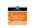 Herbata Czarna  W porcjach  Dilmah Valley of Kings Ceylon Pekoe [20x2g] - Klasyczna czarna herbata cejlońska.    20 stożkowych torebek ekspresowych 2g z zawieszką 4